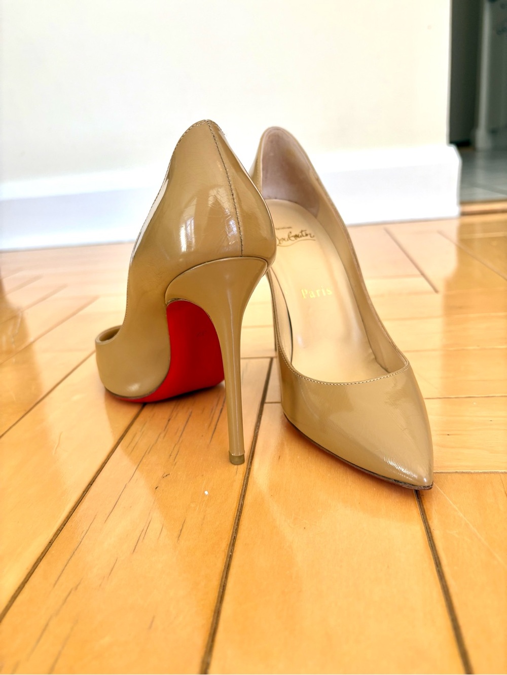 Christian Louboutin 100mm Pigalle Patent Leather Stilettos